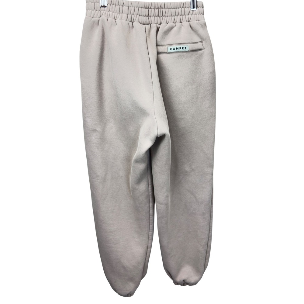 Comfrt Cloud Sweatpants Taupe Fleece Lined Joggers Womens Size S Cozycore Lounge - Picture 4 of 7